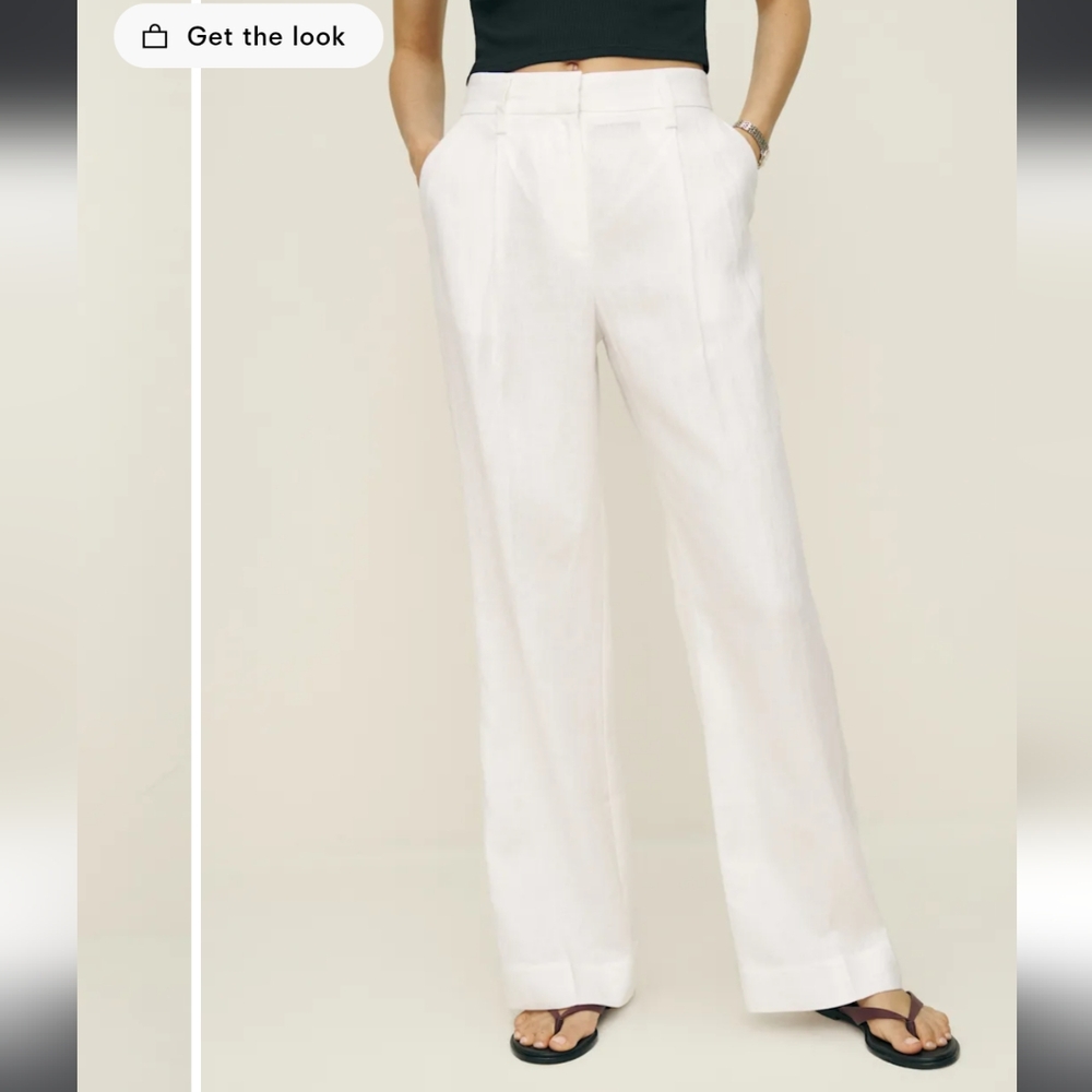 White Linen pants